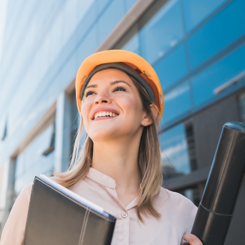 Une cheffe de chantier du secteur BTP à Metz